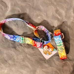 Martingale collar and leash set